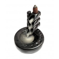 Big Size Black Ceramic Backflow Incense Burner