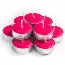 ROSE AROMA TEA LIGHT CANDLES (Pack of 10)