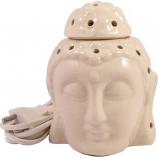 Buddha Face Electric Ceramic Burner - Medium With Free 10 ml Aroma Oil 