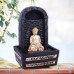 Gautam Buddha With Wall Behind - Indoor Water Fountain 