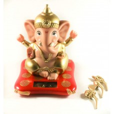 Solar Powered Ganesha Statue for Home and Office