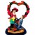 Love Couple Heart Polystone Statue 